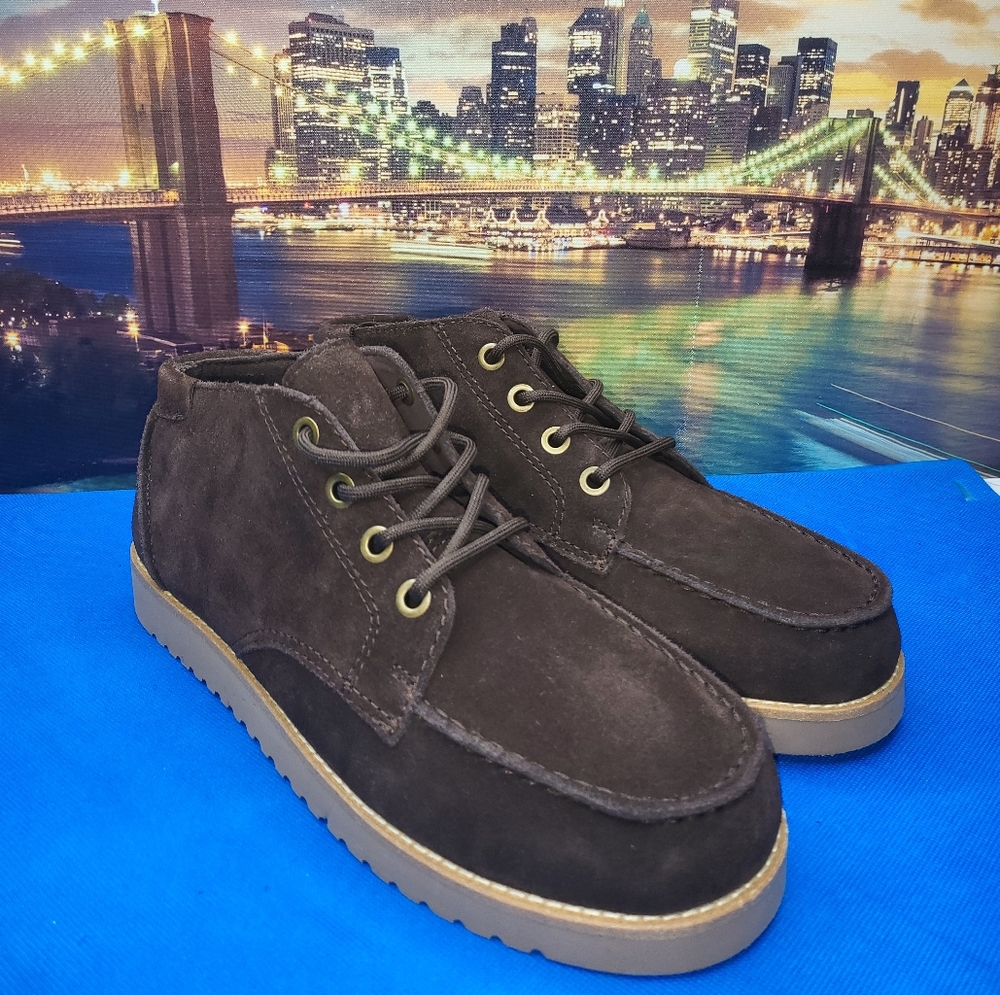 KOOLABURRA by UGG Kiran Men's Suede Chukka Boots Chocolate Brown Size 10